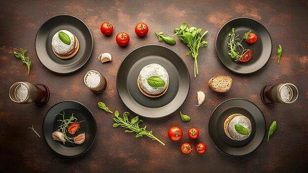 Zestaw dań na stole - cennik